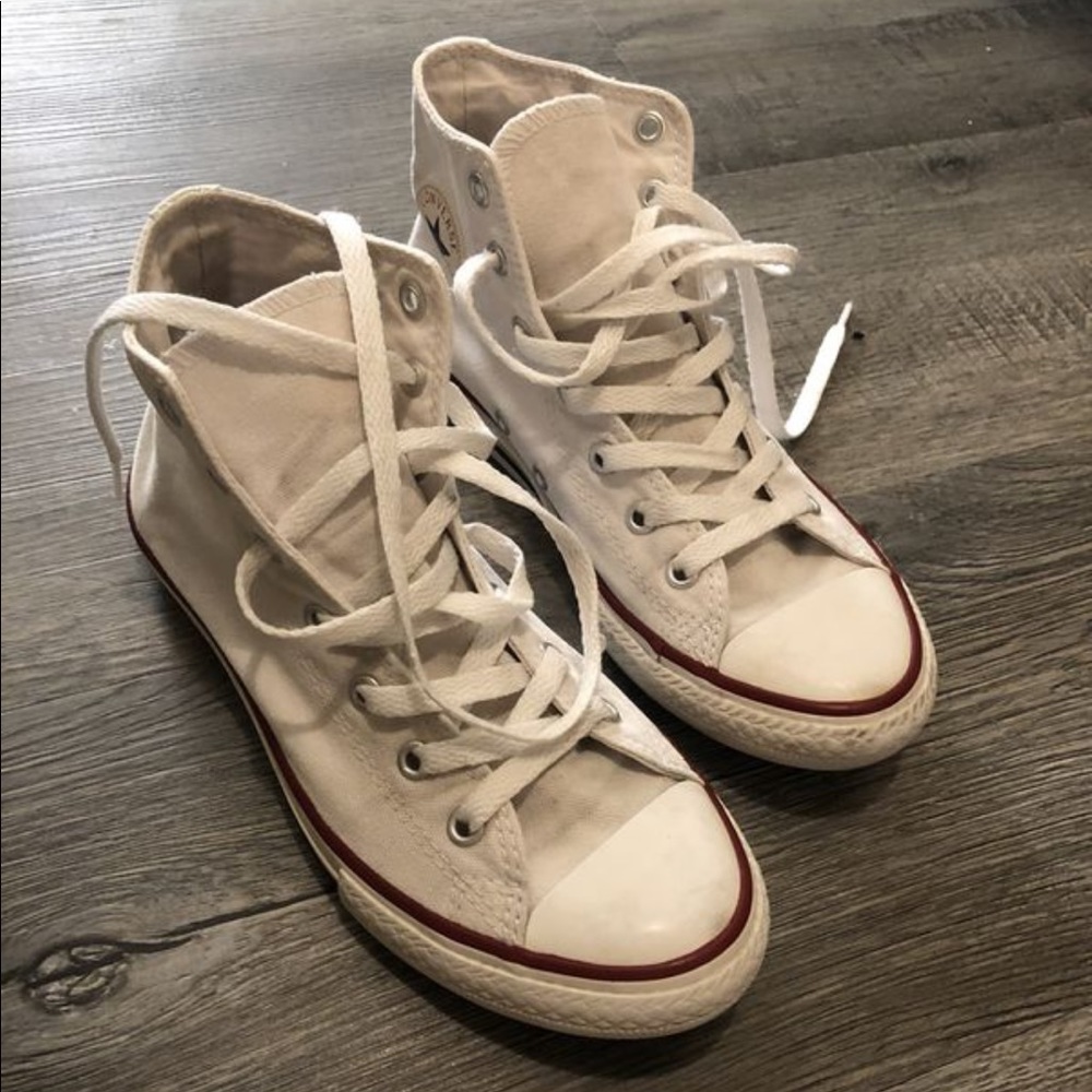 White High Top Converse